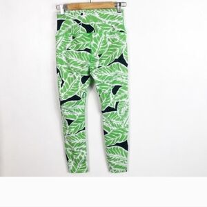 ALO tropical botanical print compression leggings